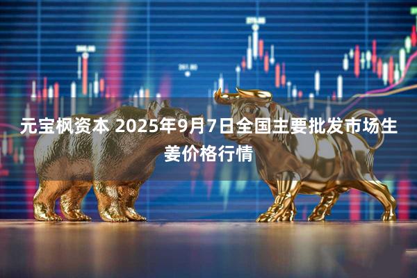 元宝枫资本 2025年9月7日全国主要批发市场生姜价格行情