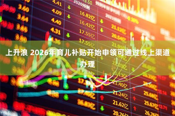 上升浪 2026年育儿补贴开始申领可通过线上渠道办理